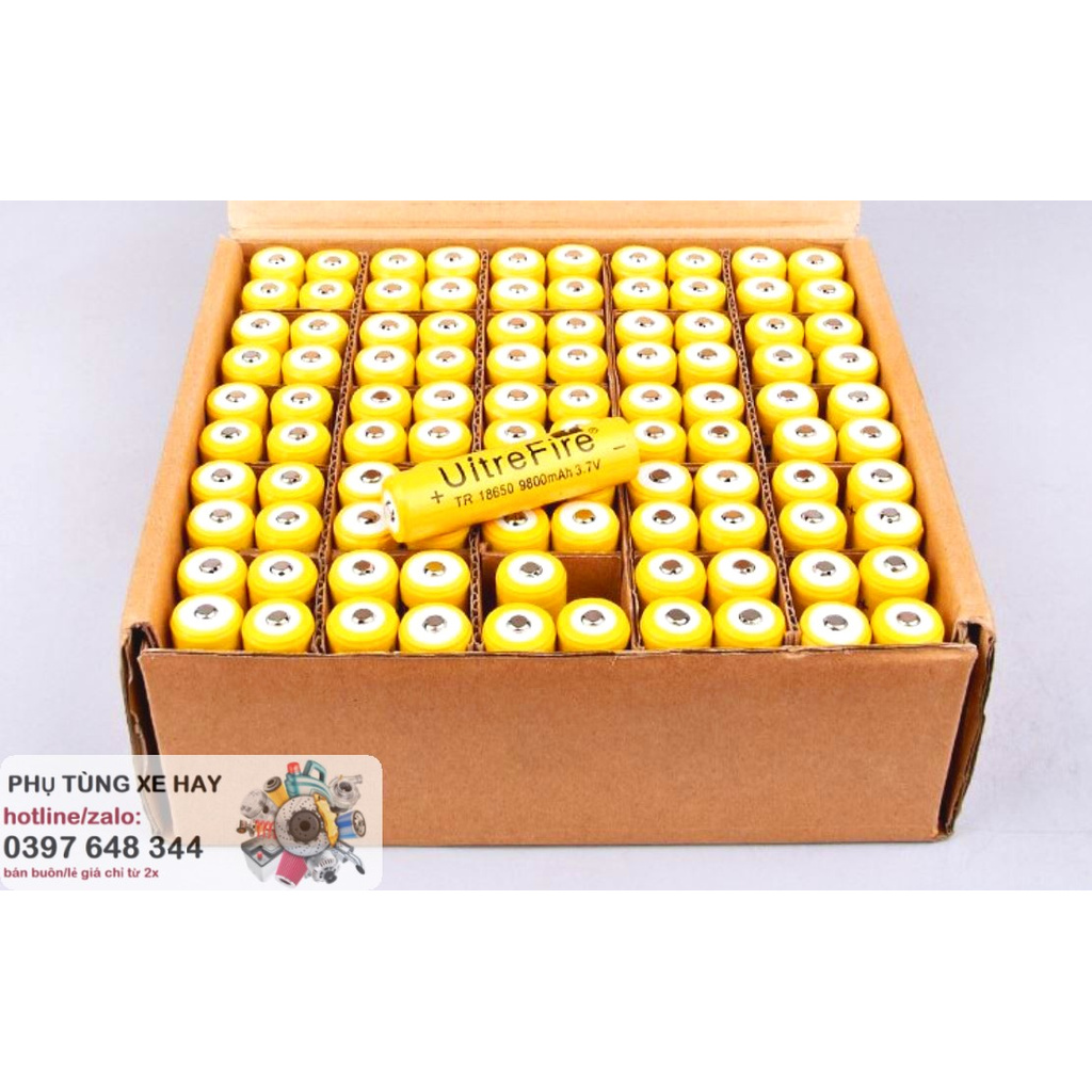 Pin sạc 18650💙9900 mah lắp Sạc dự phòng, Đèn pin, Quạt , Tông đơ  PIN LITHIUM