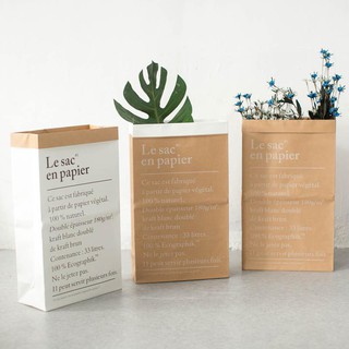 TRANG TRÍ DECOR, PHỤ KIỆN CHỤP ẢNH - Túi giấy kraft le sac en papier 30x50cm