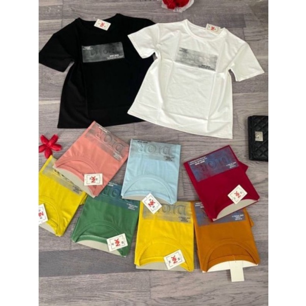 Áo thun nữ cổ tròn chất vải cotton 100% thoải mái thoáng mát (size 47-65kg)
