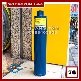 Mũi khoan rút lõi bê tông phi 76 x 370mm dongcheng