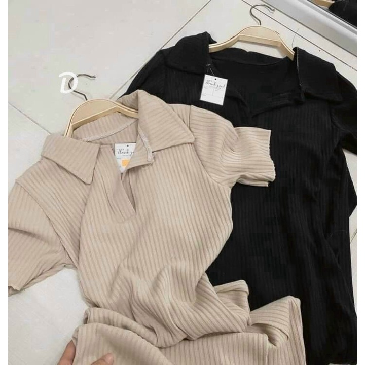 Đầm Body Tay Ngắn , Váy Dáng Dài Xẻ Quyến Rũ , Chất Vải Thun Gân Như Hình