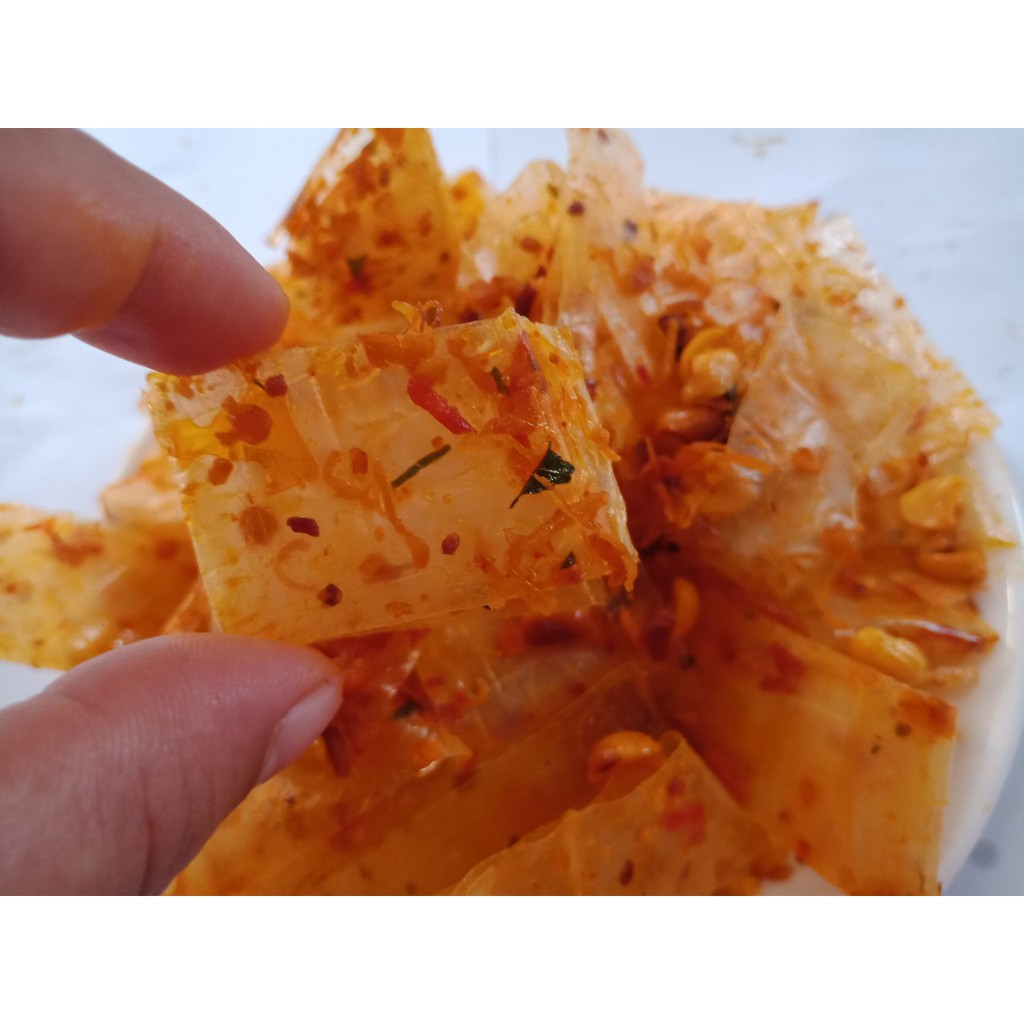 500gr Bánh tráng cuộn tép hành