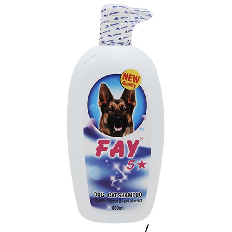 SỮA TẮM FAY 5 SAO 800ML DÀNH CHO CHÓ MÈO