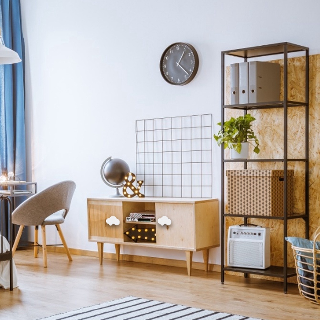 YIYU Bộ 2/ 4/ 6/ 10 tay nắm cửa ngăn kéo tủ quần áo nội thất nhiều màu sắc tùy chọn tiện lợi dành cho bé