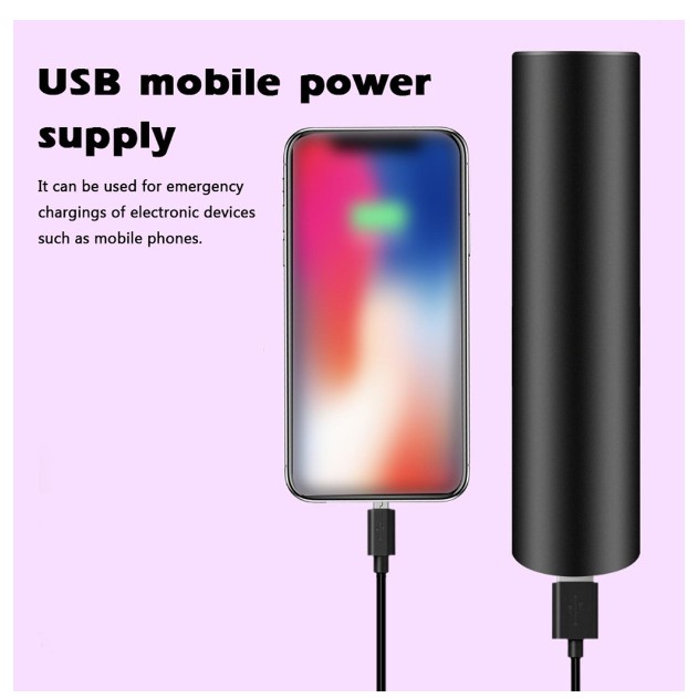 Đèn Led UV 5W-365nm đa dụng kiêm pin dự phòng (D02)