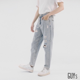 Quần Jeans rách tùm lum GUY's Closet, Dáng suông, Phong cách bụi bặm