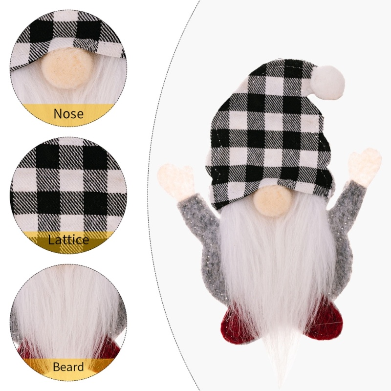 Set 3 / 6 Phụ Kiện Trang Trí Bàn Ăn Họa Tiết Giáng Sinh Dễ Thương