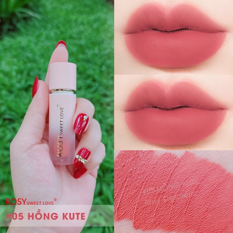 Son Lì không trôi, Hộp quà tặngson kem lì, mềm mịn lâu trôi, không chì