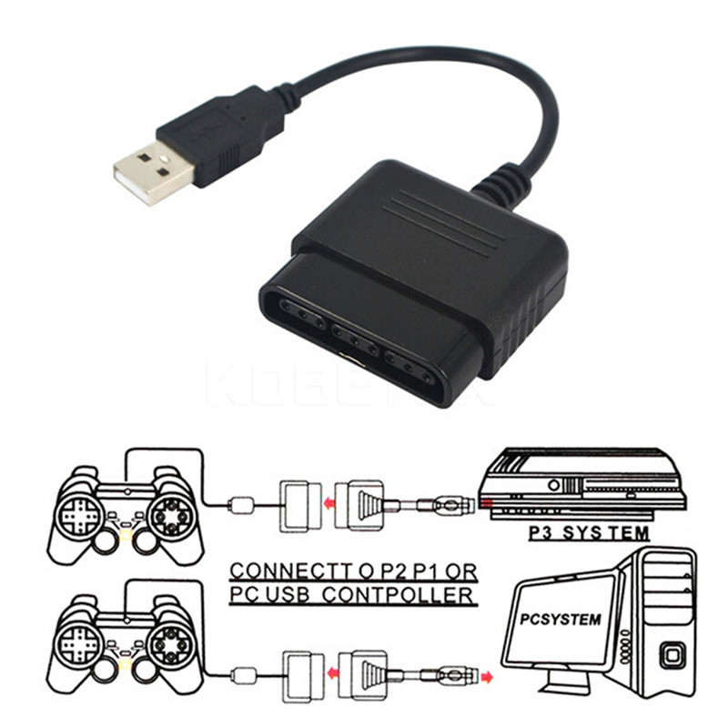 Cáp Chuyển Đổi Usb Cho Tay Cầm Chơi Game Playstation Ps2 Sang Ps3 Pc