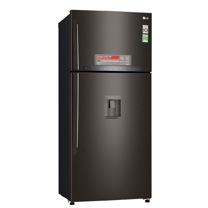 [Mã ELMS5TR giảm 5% đơn 5TR] D602BL - Tủ lạnh LG Inverter 478 lít GN-D602BL