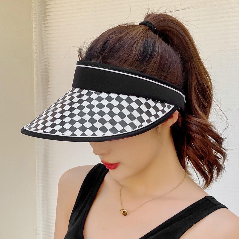 Mũ rộng vành đi biển thời trang HALA nón nữ nửa đầu chống nắng chống tia AV cá tính trẻ trung