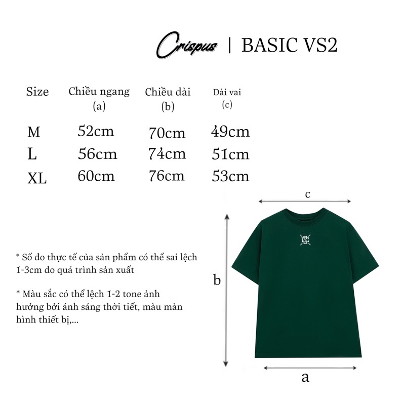 ÁO THUN CRISPUS - BASIC TEE V2