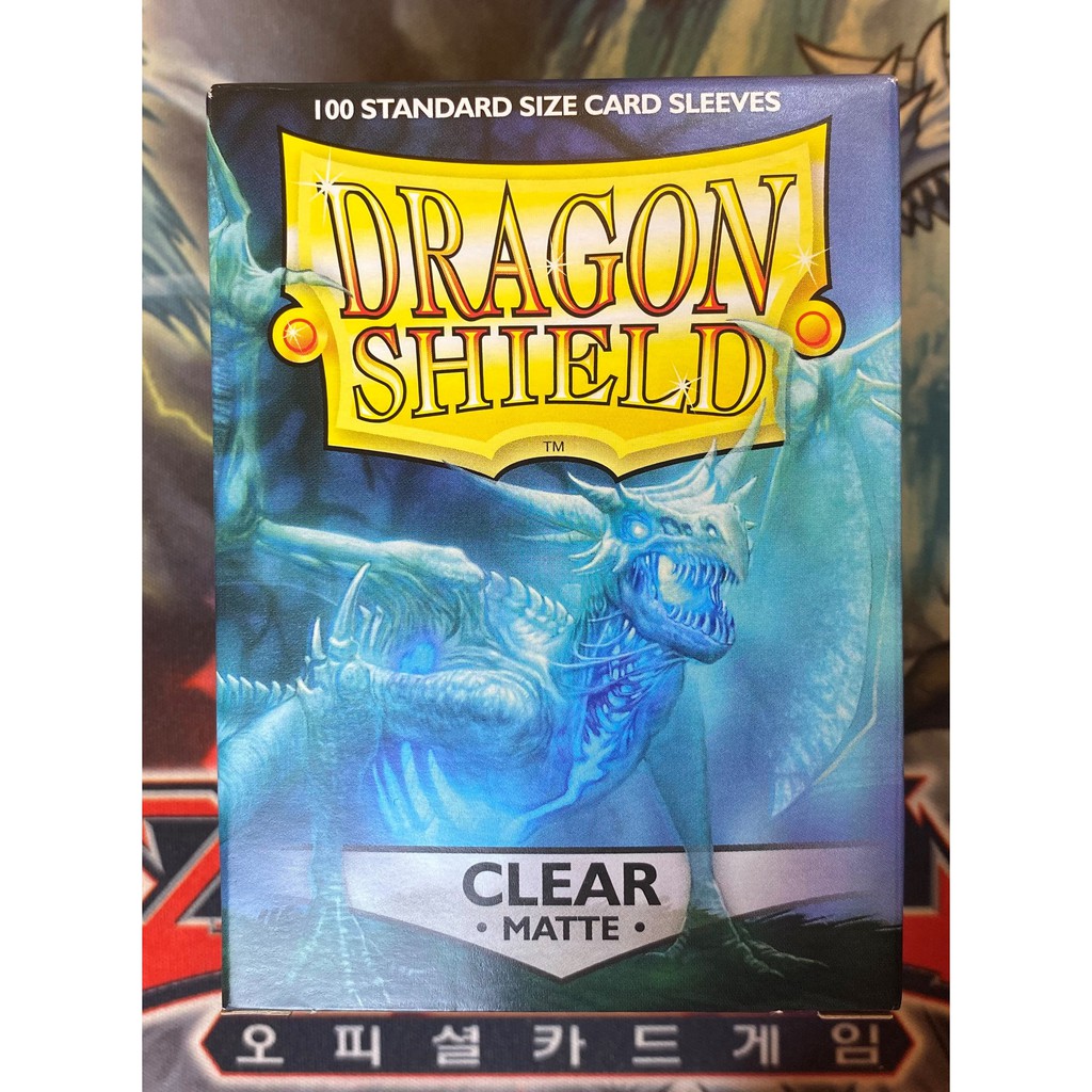 Phụ kiện Card Game Sleeve Dragon Shield Double Clear Matte 100pcs