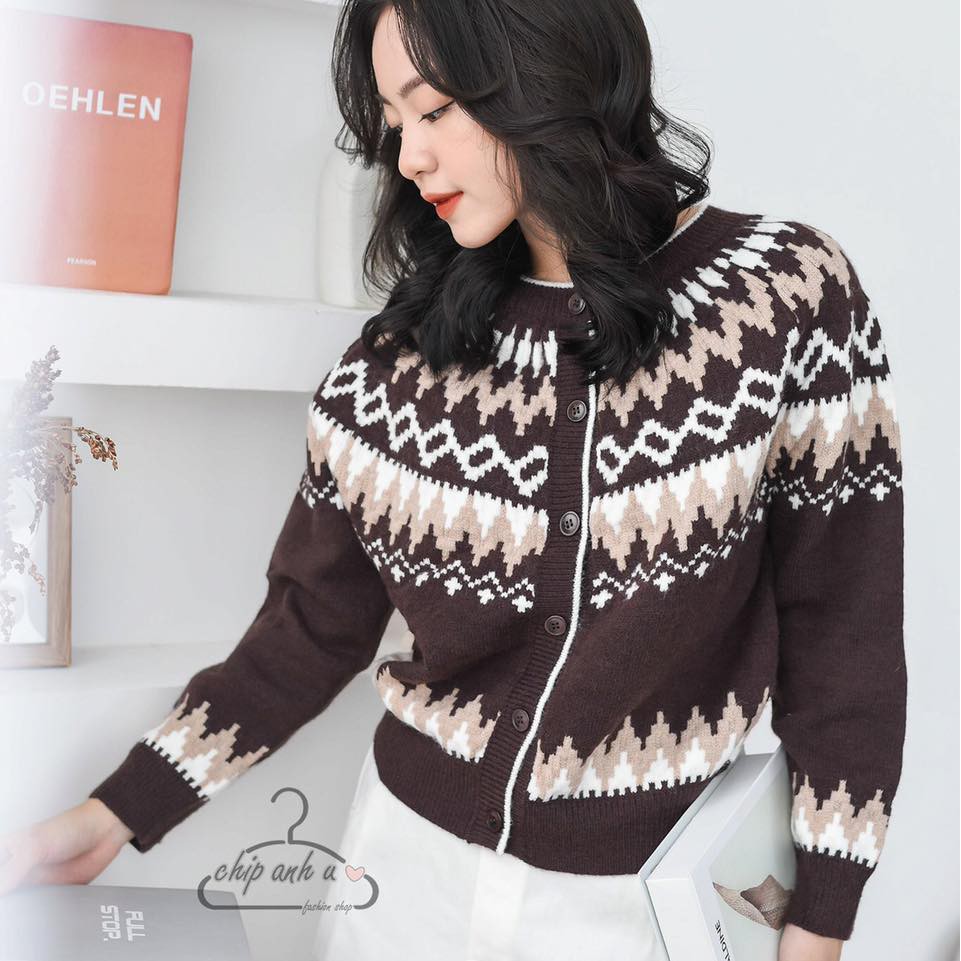 ÁO LEN HỌA TIẾT CDG2601 CDG HỌA TIẾT