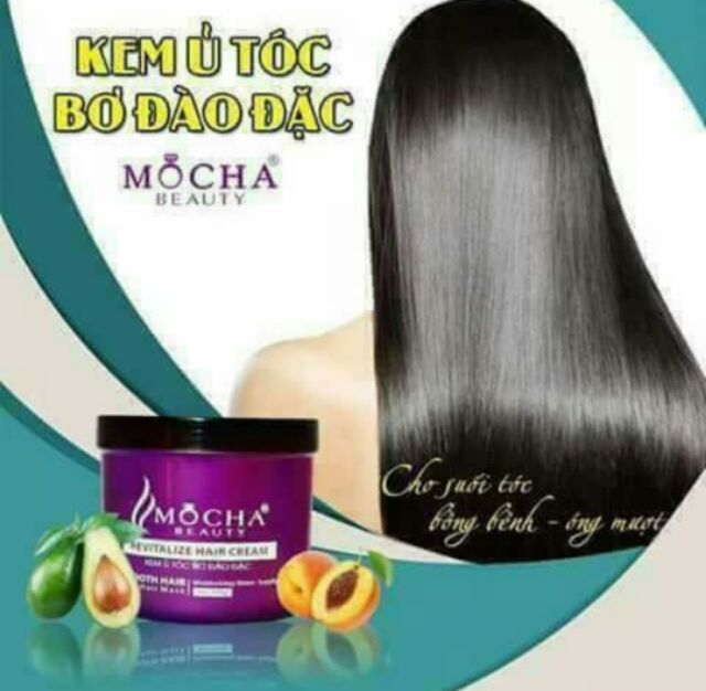 KEM Ủ TÓC BƠ ĐÀO MOCHA