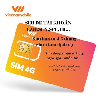 Sim Vietnam Mobile dùng tạo tài khoản , Sim vnmb nhậ thumbnail