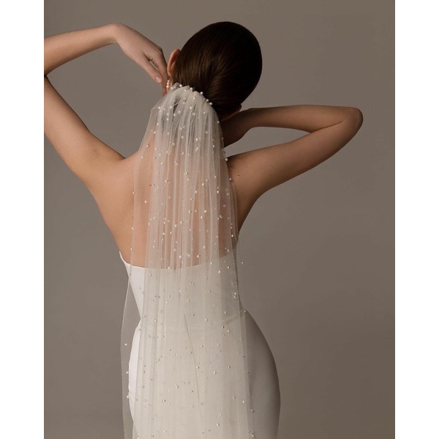 Lúp cô dâu đẹp veil bride