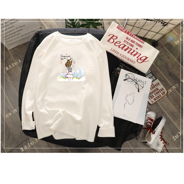 [ Xả Lỗ ] Áo Thun Nữ ❤️ ❤️ Áo Thun Nữ Tay Dài Quảng Châu 2019 | BigBuy360 - bigbuy360.vn