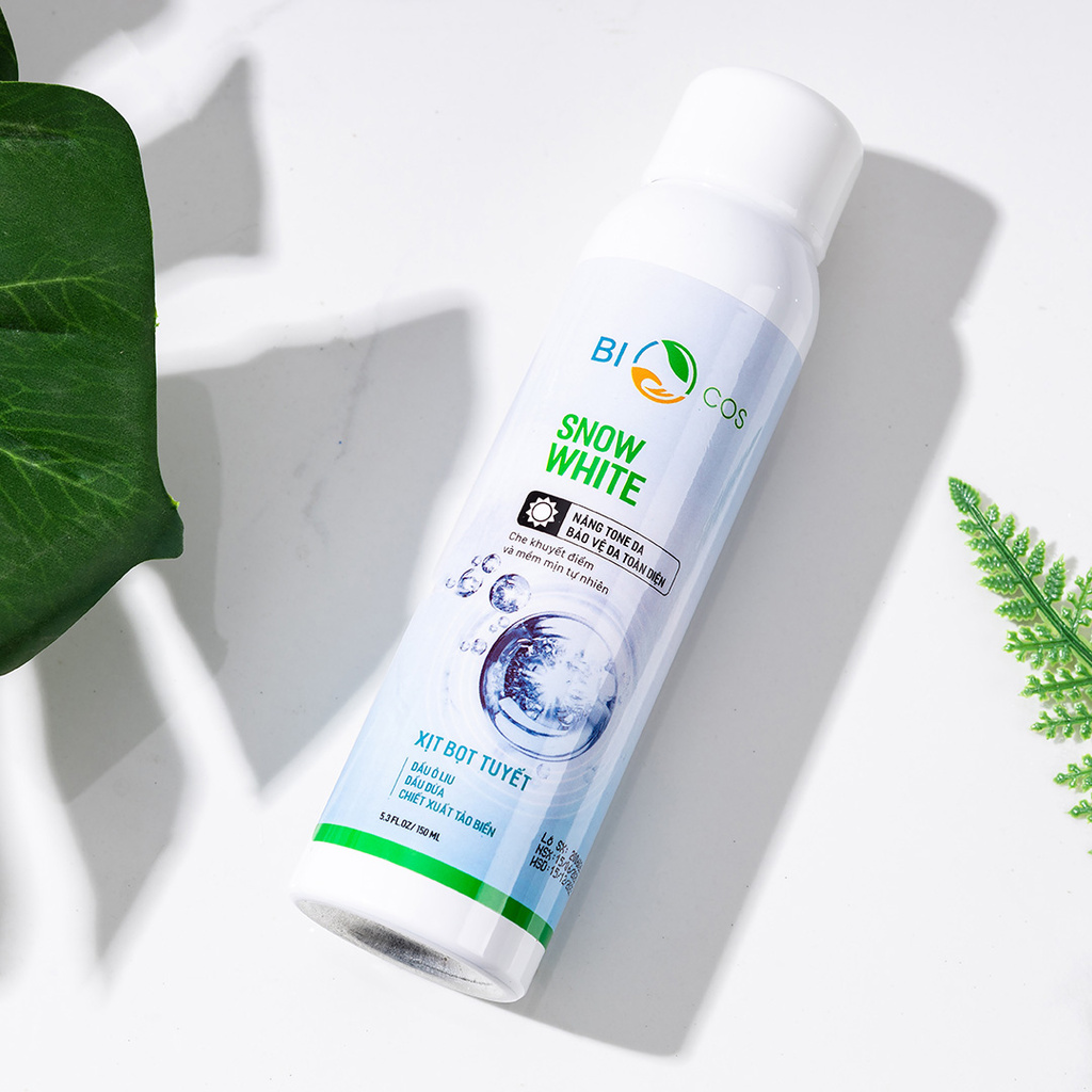Xịt Khoáng Snow White BIO COSMETICS Làm Trắng Da Giúp Nâng Tone Và Bảo Vệ Da Toàn Diện 150 ml. | BigBuy360 - bigbuy360.vn