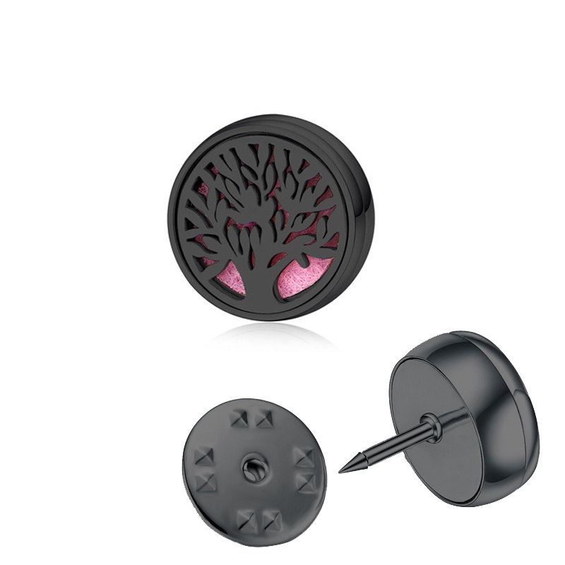 Khóa Kẹp Đeo Khẩu Trang 12mm Màu Đen Tinh Khiết Kèm 10 Miếng Lót