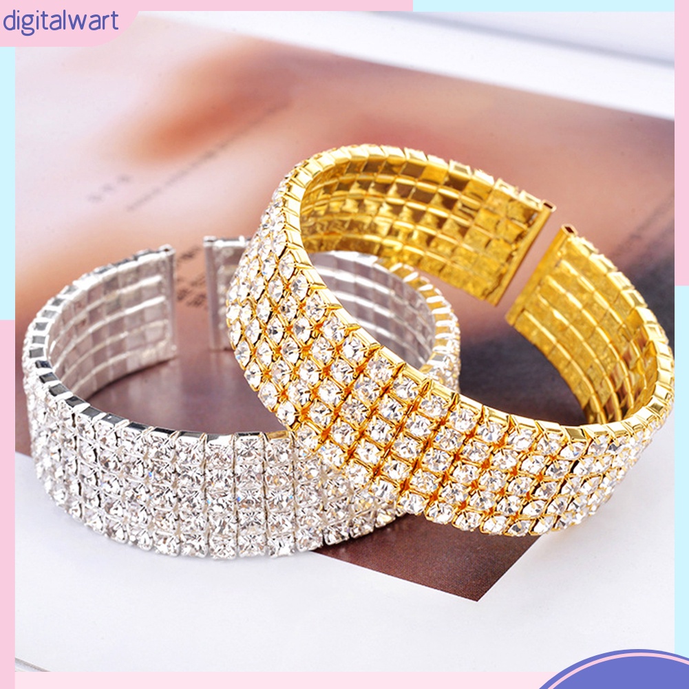 Vòng tay đính đá lấp lánh sang trọng trẻ trung dành cho nữ