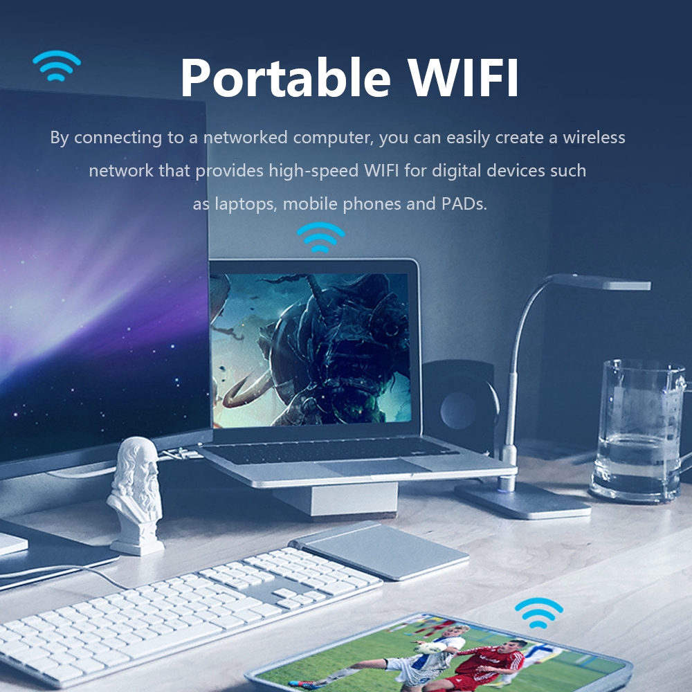 Usb Wifi 2.4g 150mbps Cho Laptop Pc Windows 7 / 10 / Xp / Vista / 2000 Mini 802.11n / G / B | BigBuy360 - bigbuy360.vn