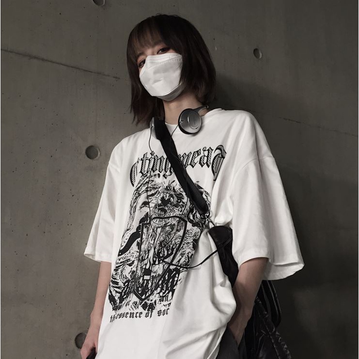 Áo thun tay lỡ nam nữ, áo phông unisex form rộng oversize D134 | BigBuy360 - bigbuy360.vn