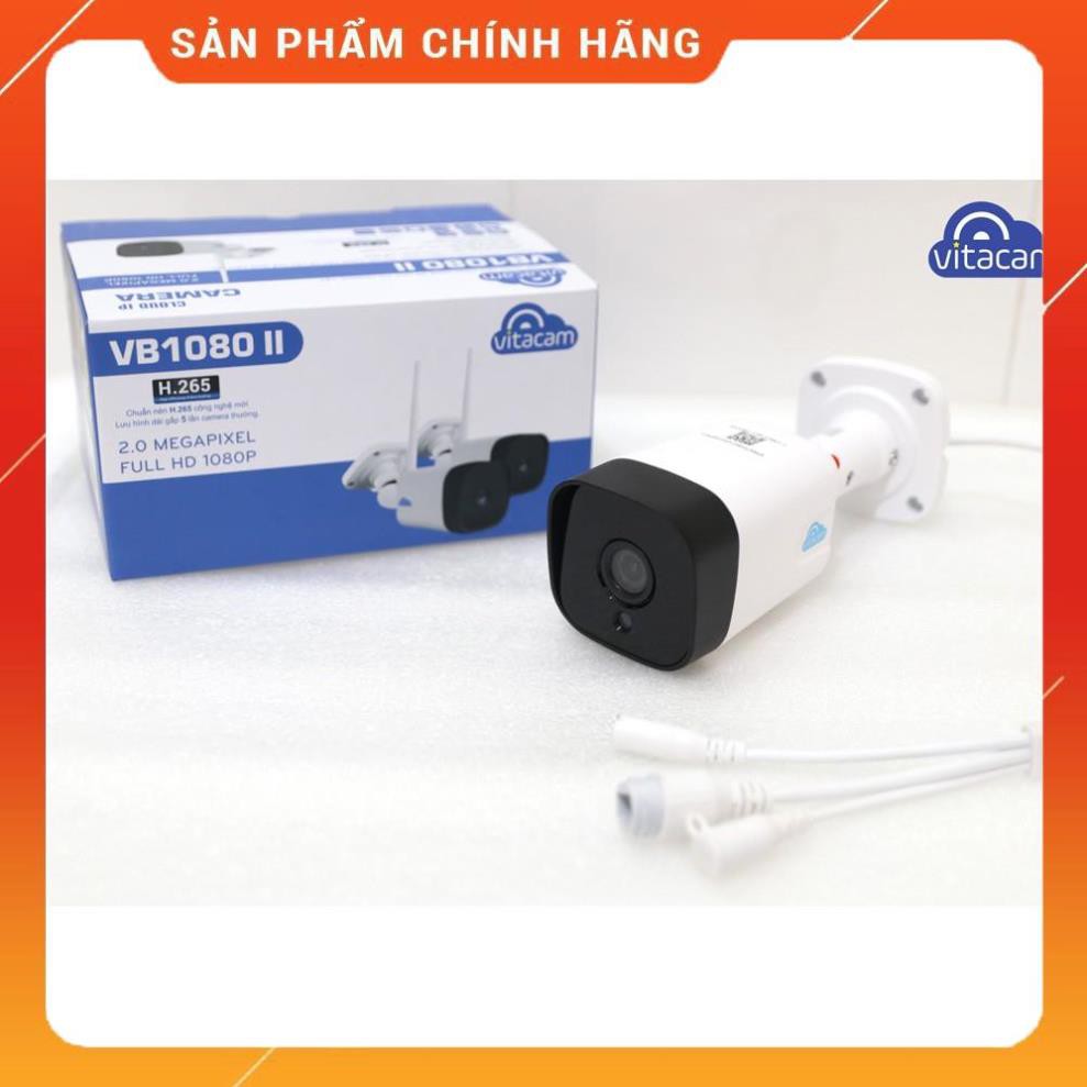 [FreeShip] Camera Vitacam VB1080 II - Camera IP Ngoài Trời 2.0MPx Full HD , H.265X