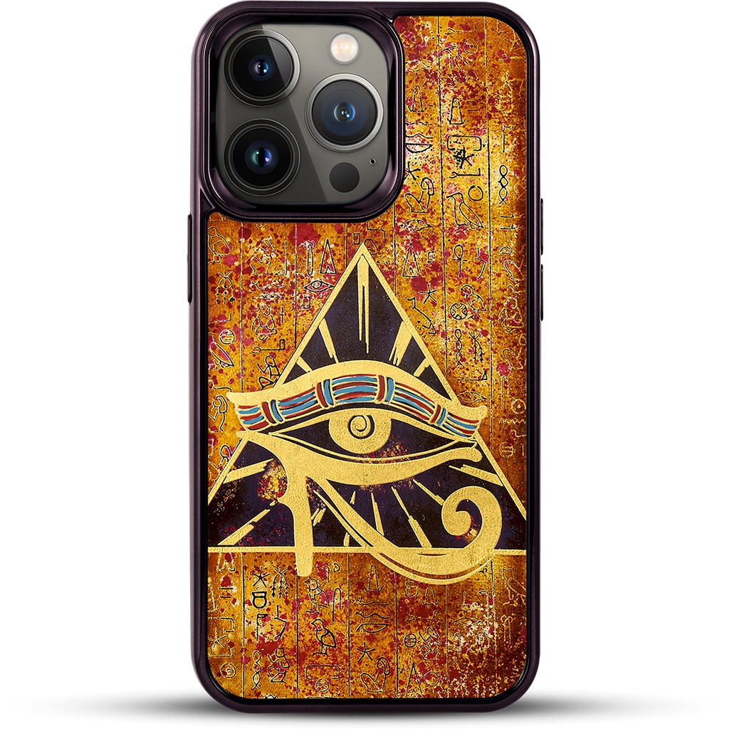 Ốp điện thoại cho iPhone 13 Pro / 13 Pro Max mẫu Mắt Thần Horus thương hiệu La Sonmai