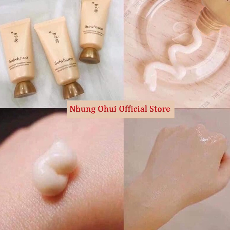 [MẪU MỚI] TÁCH SÉT MẶT NẠ NGỦ TRẮNG DA, DƯỠNG ẨM, CHỐNG LÃO HÓA SULWHASOO 35ML