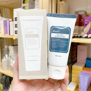 Kem Dưỡng Ẩm Sâu Dear, Klairs Rich Moist Soothing Cream 60mL