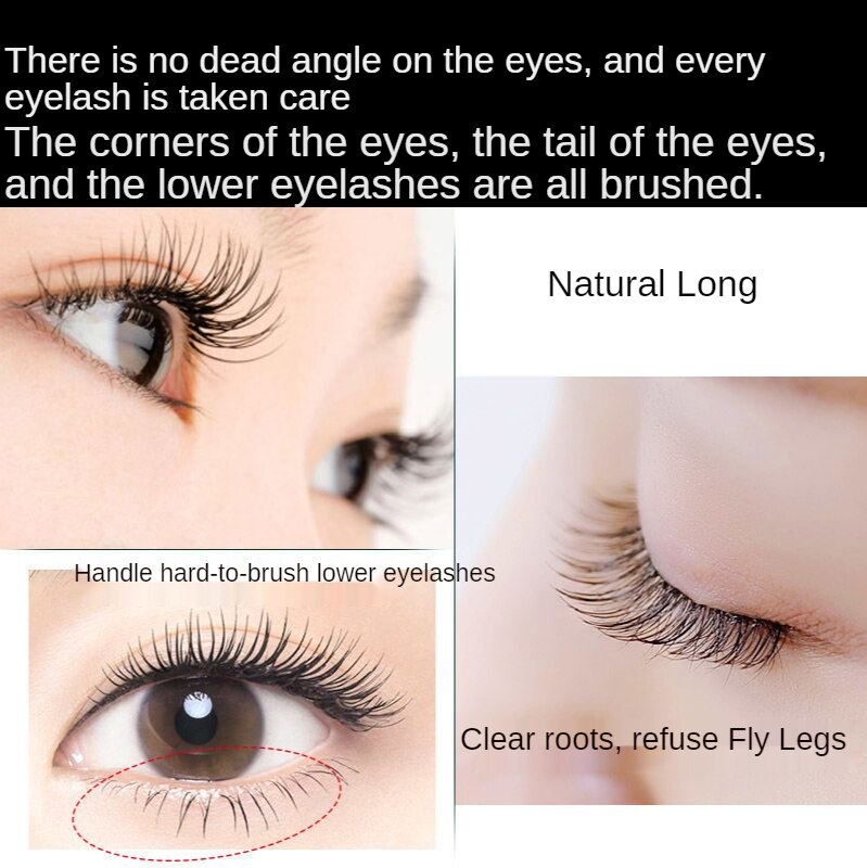 Mascara đầu cọ nhỏ chuốt dài dày và cong mi chống thấm nước không lem | BigBuy360 - bigbuy360.vn