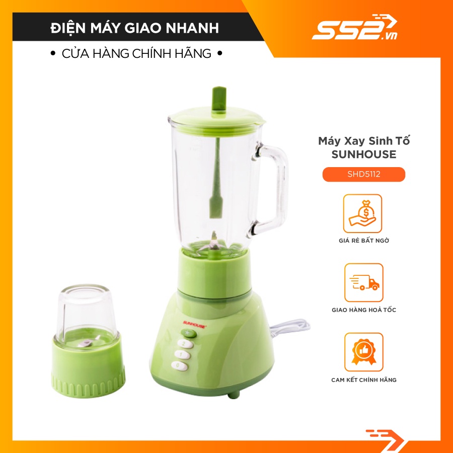 Máy Xay Sinh Tố SUNHOUSE SHD5112 - Hàng Chính Hãng