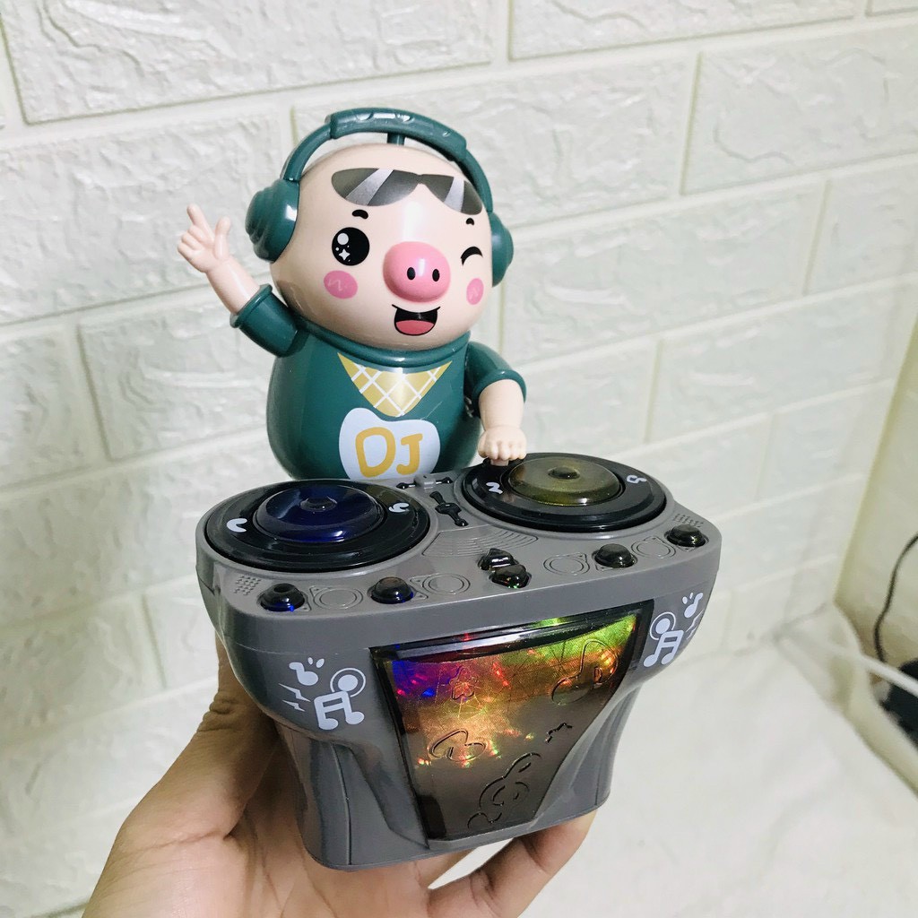 Đồ chơi DJ heo , heo quẩy DJ ngộ nghĩnh đáng yêu cho bé