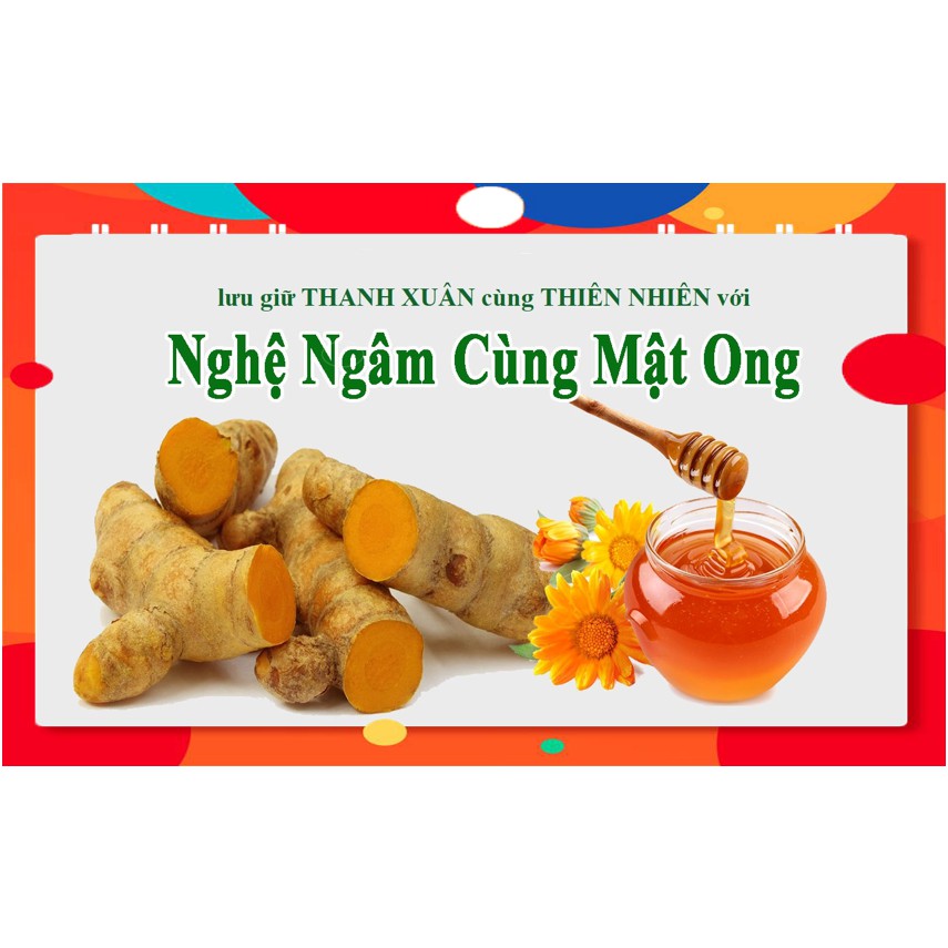 [🚴♂Freeship 🚴♂] Nghệ Tươi Ngâm Mật Ong Chai 300ML