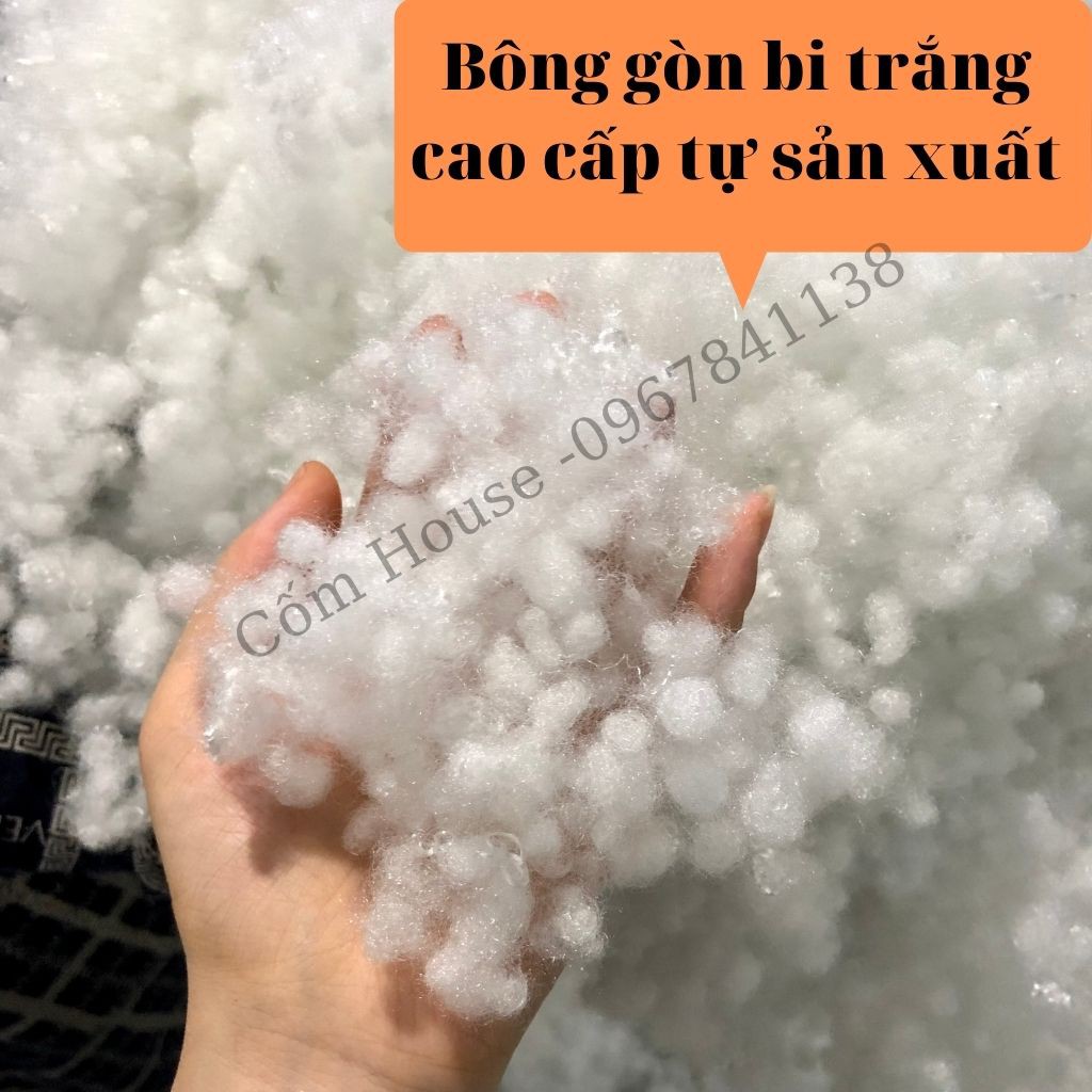 Ruột Gối Vuông Tựa Lưng, Gối Sofa Cao Cấp, Gối Trang Trí Decor 45*45 Bông Gòn Bi