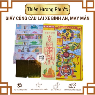 Giấy cúng cầu may mắn có linh phù