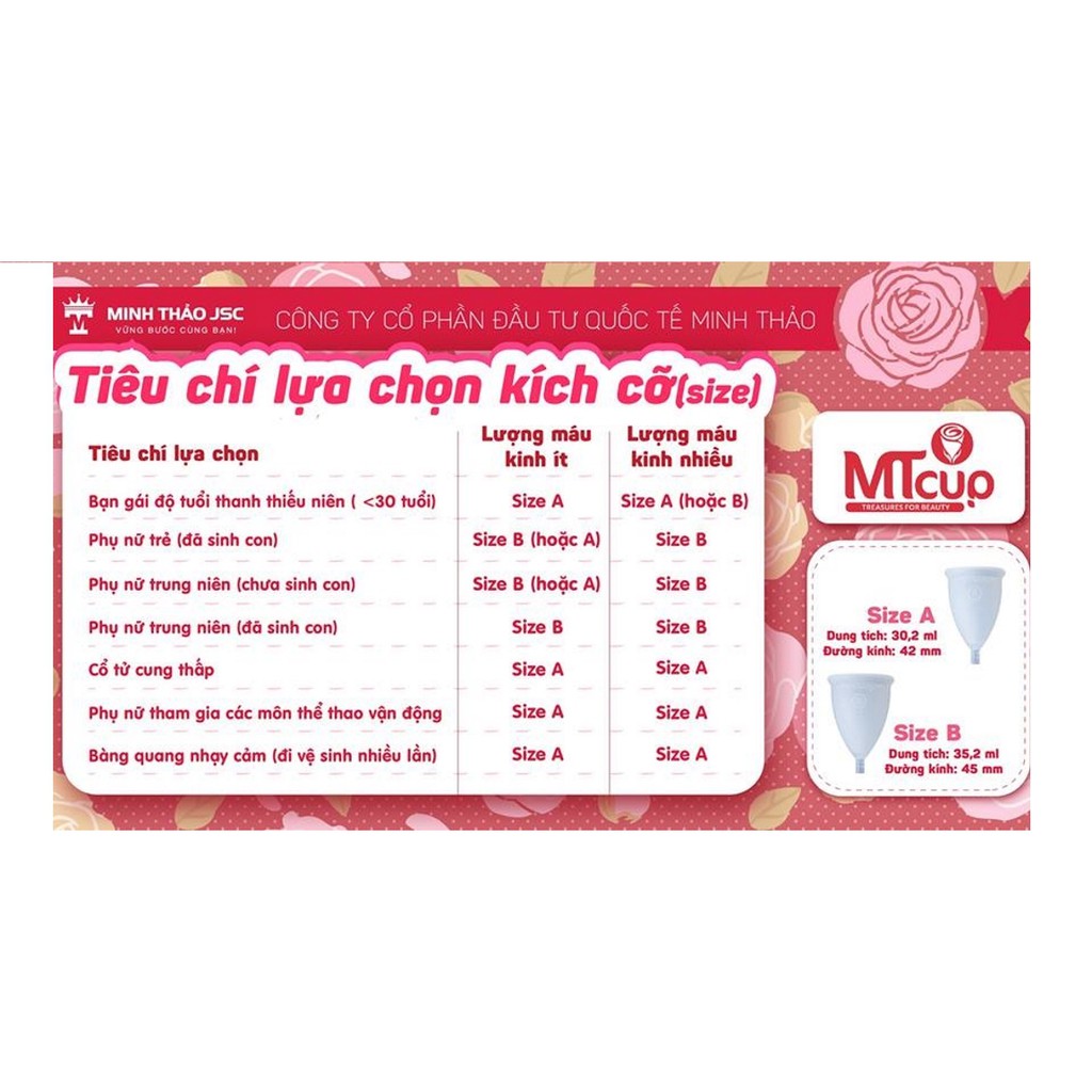 Cốc Nguyệt San MTcup Nhập Khẩu Canada