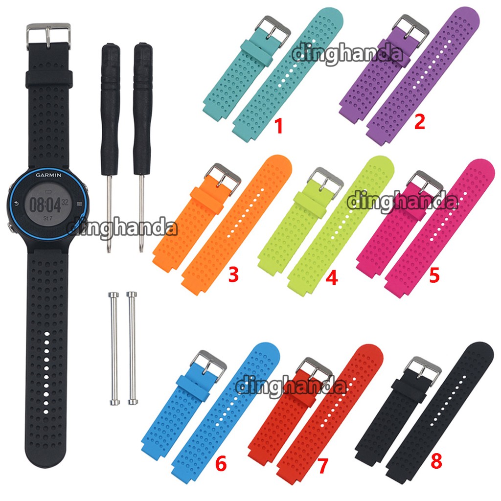 Dây đeo silicon dành cho đồng hồ Garmin Forerunner 220 230 235 630 620 735