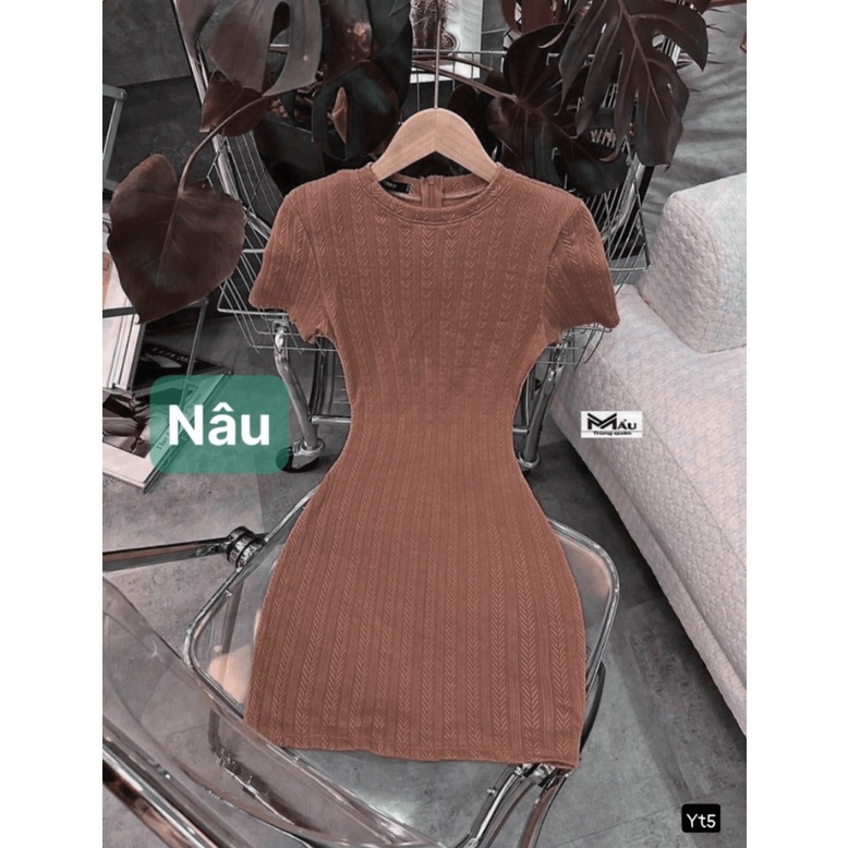 Hàng Mới Ra Kho | Xả lỗ Mẫu Đầm Thun Xương Cá Ôm Body Siêu Hack Dáng UP