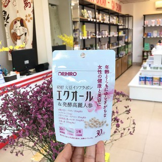 Viên uống tăng cường cải thiện nội tiết tố Orihiro của Nhật 30 ngày