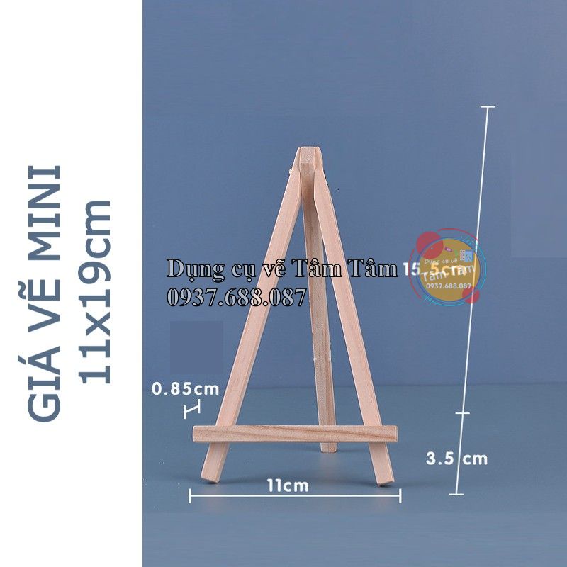 GIÁ VẼ GỖ TRANG TRÍ - SIZE VỪA - TRƯNG BÀY TRANH CANVAS