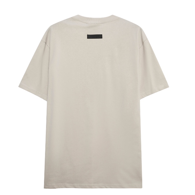 Áo Thun Cotton Ngắn Tay In Chữ flocked Thời Trang Unisex