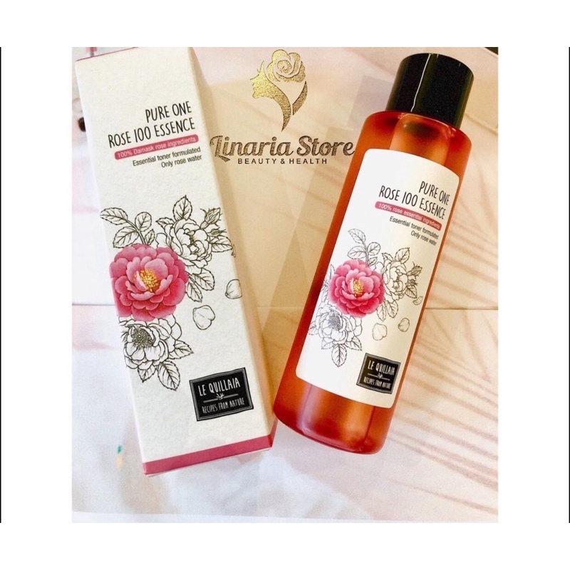 Toner hoa hồng phục hồi da tối ưu PURE ONE Rose 100% essence | BigBuy360 - bigbuy360.vn