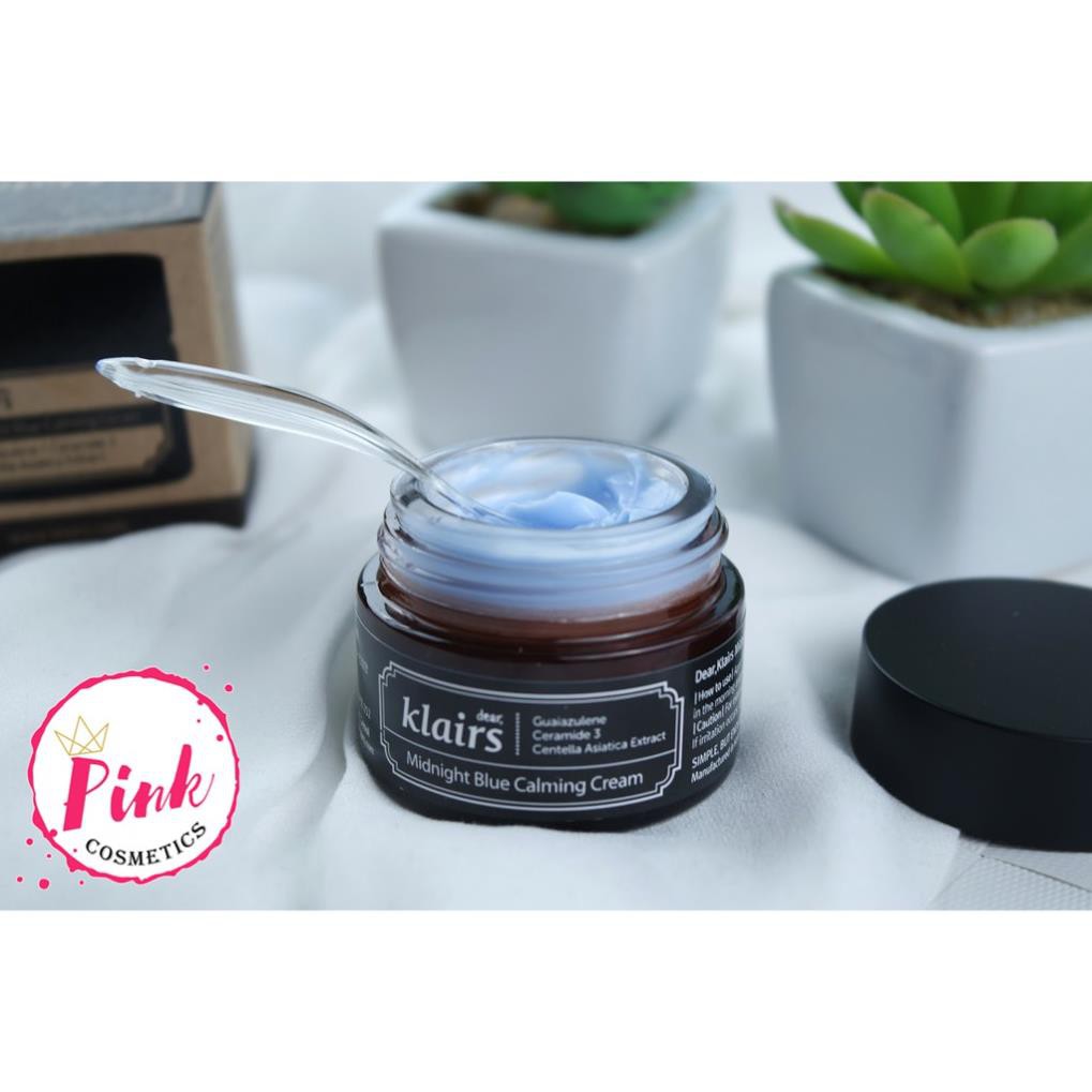 [AUTH] [LỌ KEM ĐEN] Kem Dưỡng Ẩm, Làm Dịu Da Ban Đêm Klairs 30ml Midnight Blue Calming Cream