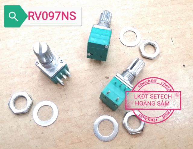 Biến trở chiết áp RV097NS đơn 5 chân có công tắc