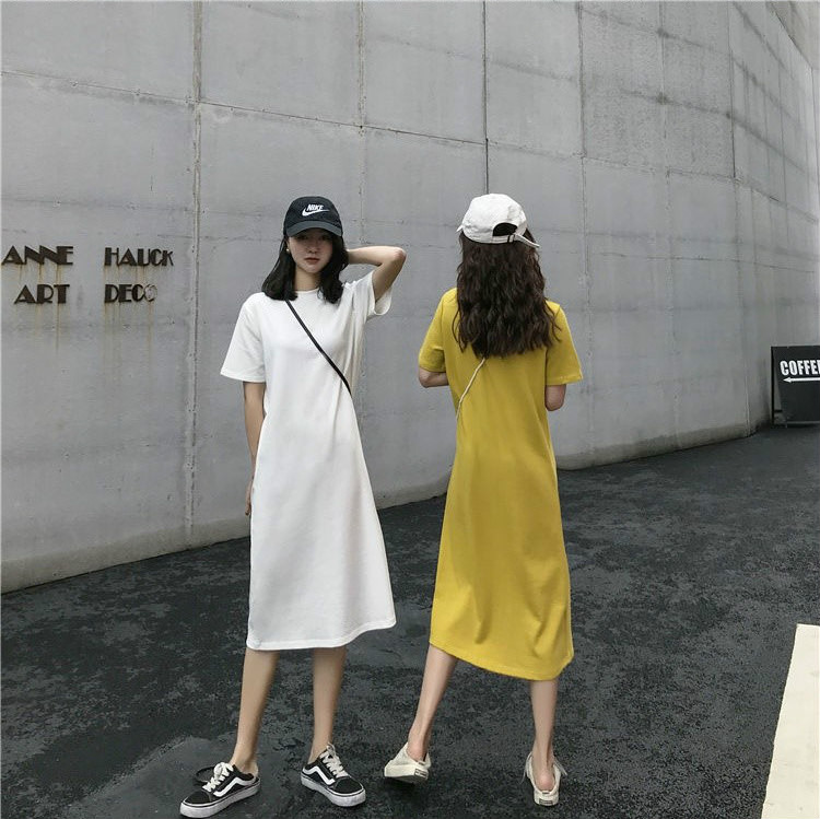 Đầm Suông Tay Ngắn Thời Trang Dành Cho Nữ | BigBuy360 - bigbuy360.vn