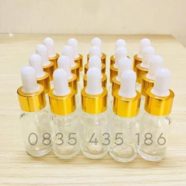 Chai thuỷ tinh nhỏ giọt 10ml-Chai serum 10cm-Lọ thuỷ tinh 10ml