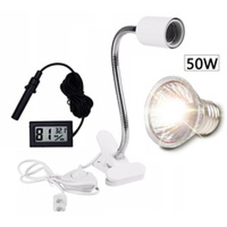 Set kẹp đèn và đèn UVA UVB cho bò sát