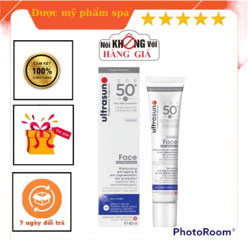 kem chống nắng ULTRASUN face anti-Pigmentation SPF 50+ Pa ++++